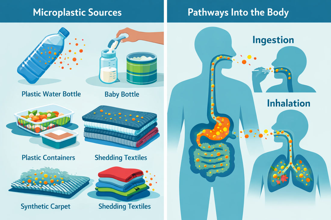 How How Microplastics and Nanoplastics Enter Your Body: Daily Exposure