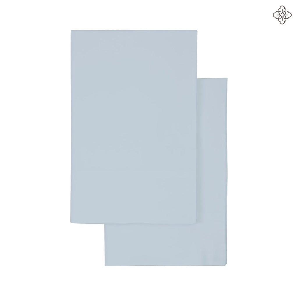 BIOWEAVES 100% Organic Cotton Pillow Cases 300 Thread Count Soft Sateen Weave GOTS Certified – Standard/Queen Size, Set of 2, Natural