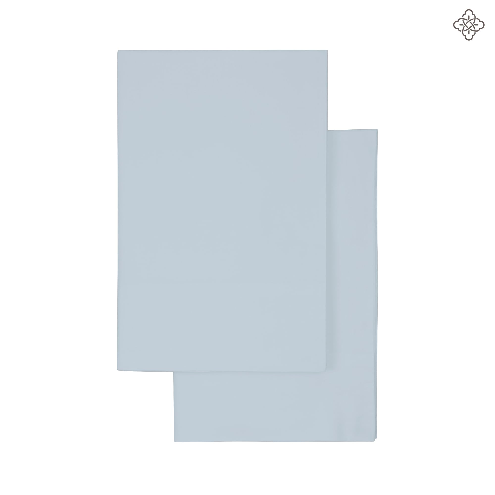 BIOWEAVES 100% Organic Cotton Pillow Cases 300 Thread Count Soft Sateen Weave GOTS Certified – Standard/Queen Size, Set of 2, Natural