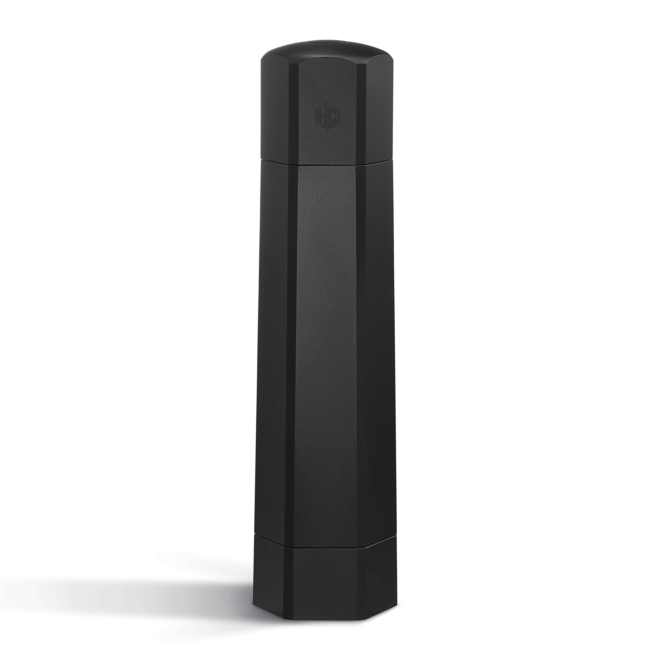 HexClad Salt and Pepper Mill Set with Adjustable Professional Grinders and No-Mess Caps