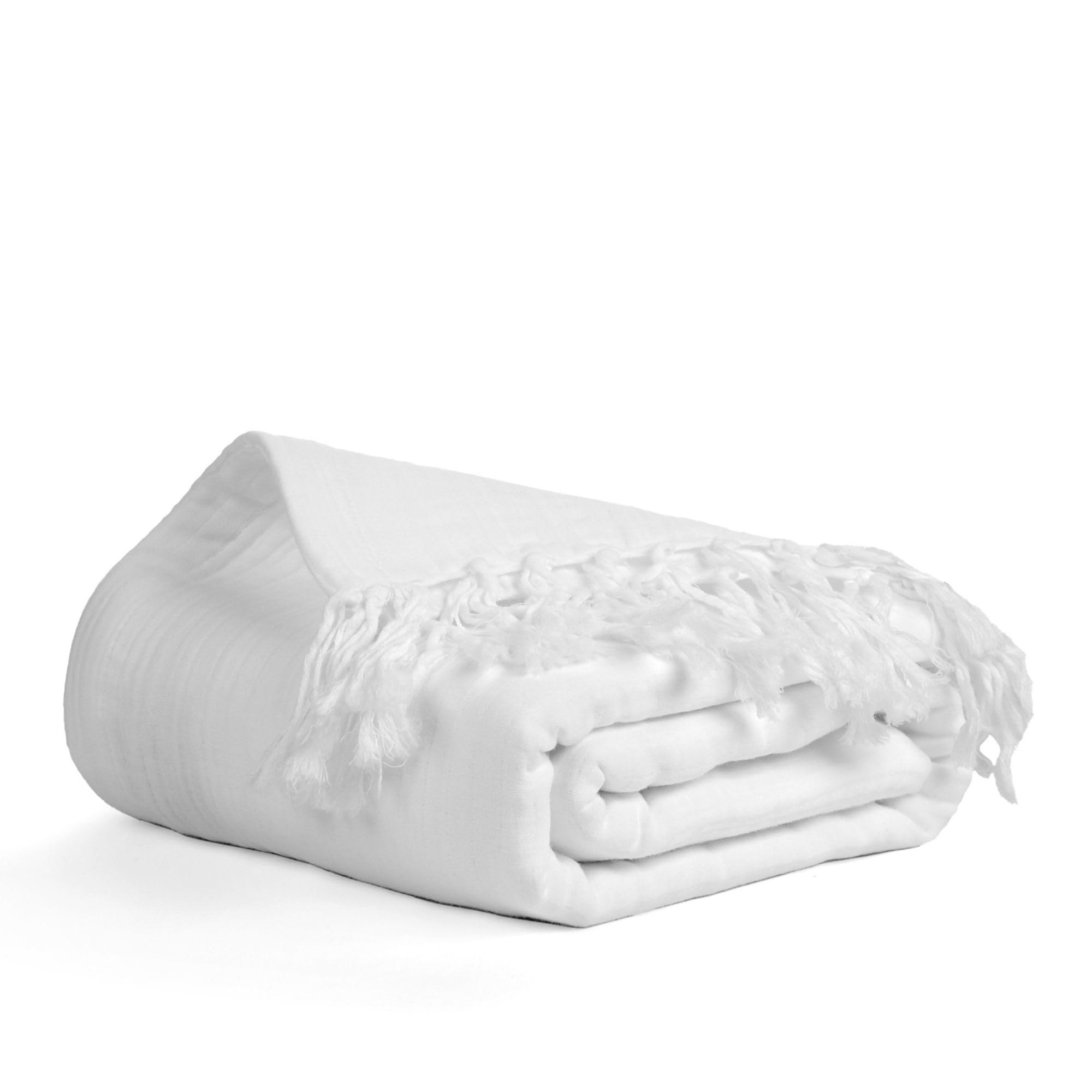 Salt Earth 100% Cotton Muslin Blanket, Gauze Blanket 55"X75" Twin, 6 Layered for Couch, Bed, Living Room, Home, Lightweight & All Season Blankets & Throws, Easy wash, Skin Friendly (Dress Blue/Print)