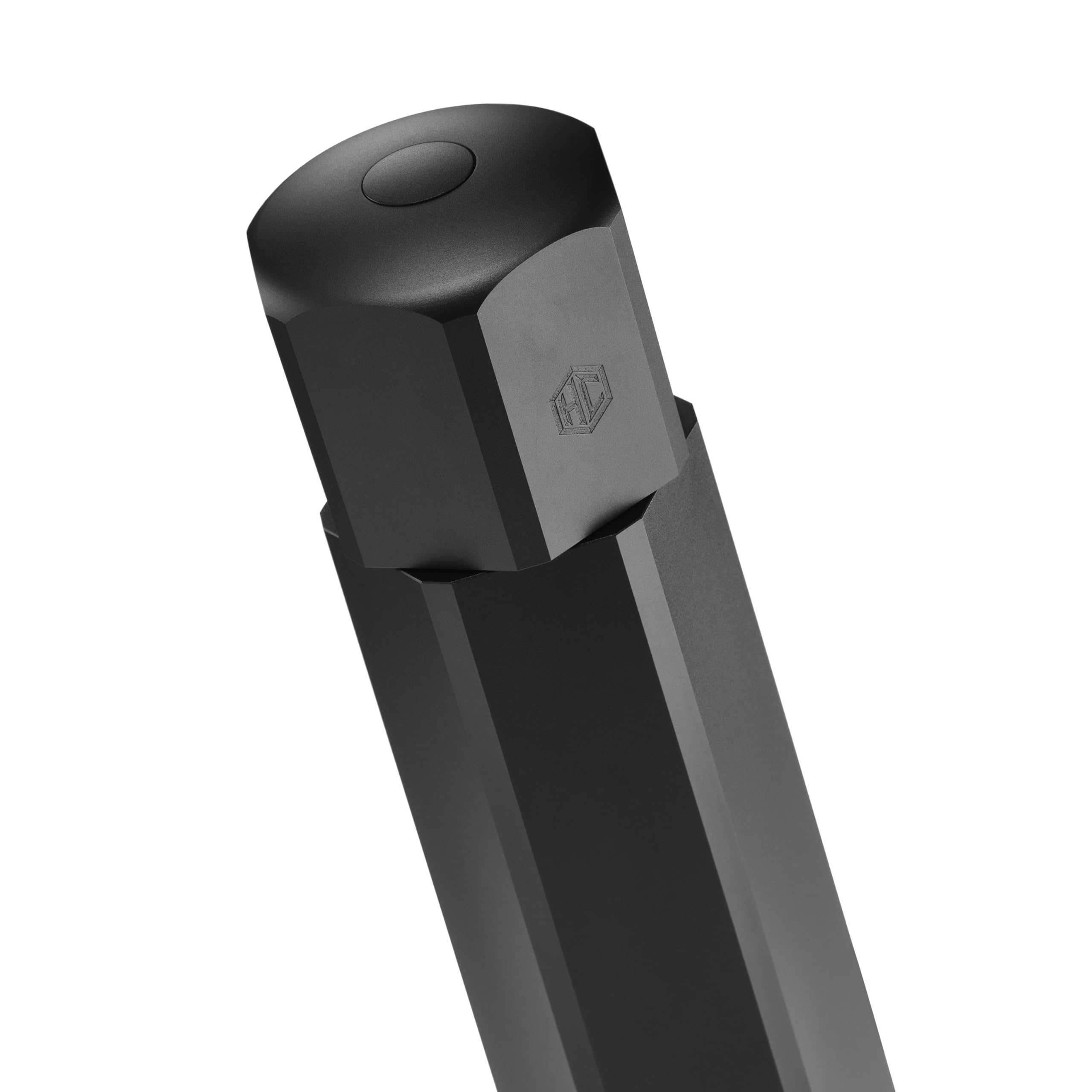 HexClad Salt and Pepper Mill Set with Adjustable Professional Grinders and No-Mess Caps