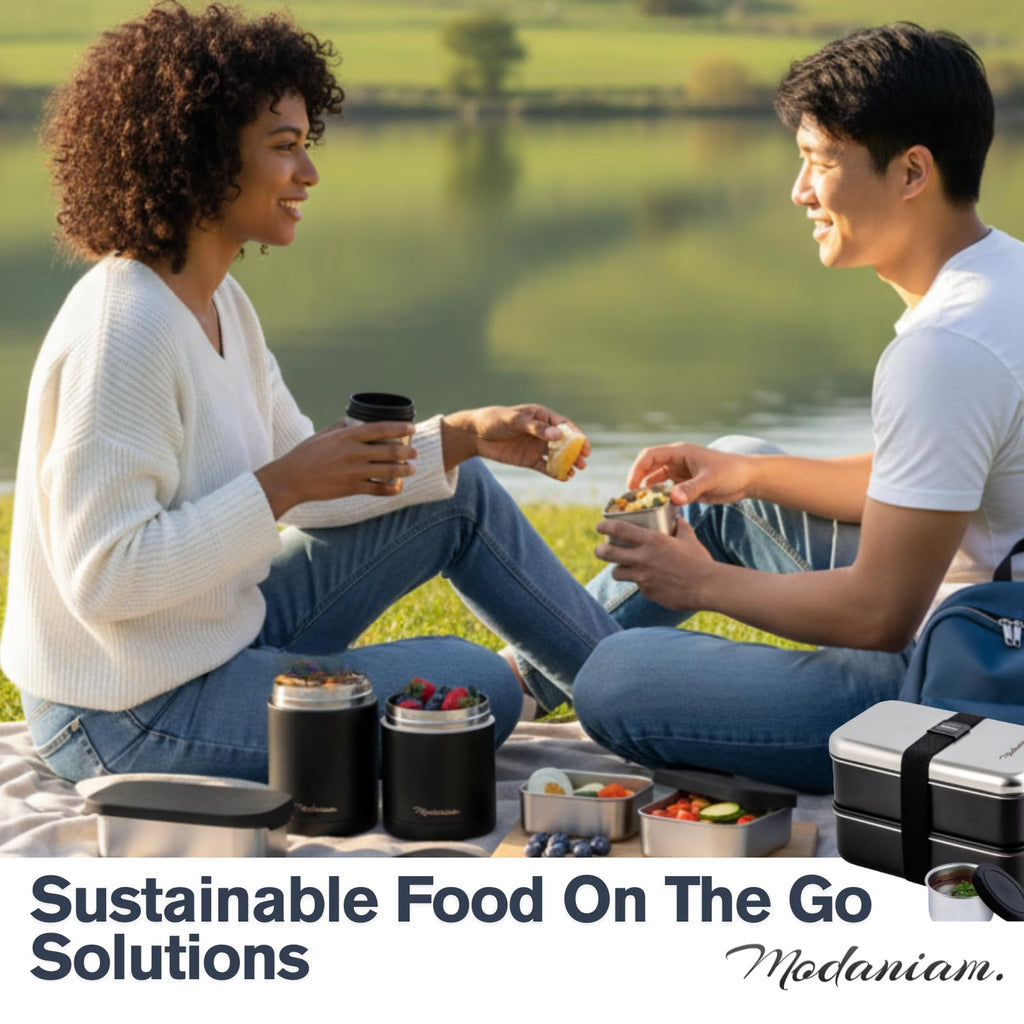 LEAK Proof Stackable Stainless Steel Bento Box Adult |Stainless Steel Lunch Box for adults| Metal Bento box|Japanese Lunch Container |large with compartment| Korean bentobox| Non toxic|Microwave safe