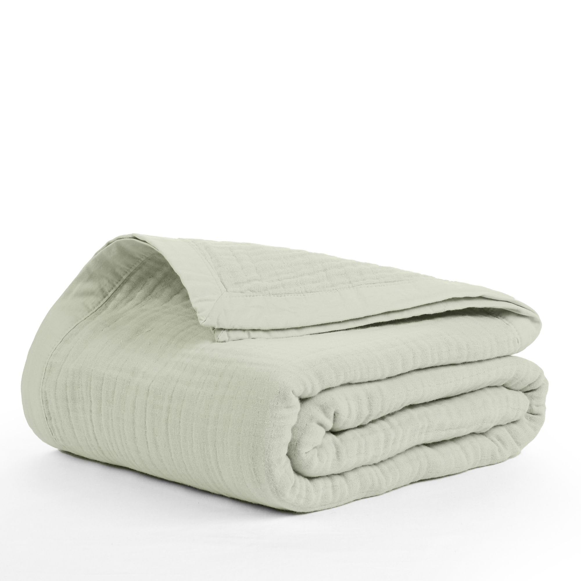 Salt Earth 100% Cotton Muslin Blanket, Gauze Blanket 55"X75" Twin, 6 Layered for Couch, Bed, Living Room, Home, Lightweight & All Season Blankets & Throws, Easy wash, Skin Friendly (Dress Blue/Print)