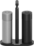 Luvan Professional Salt and Pepper Mill Set, Heavy Duty Aluminum Manual Salt and Pepper Grinder with 12 Adjustable Coarseness, Gift Set for Friends and Family