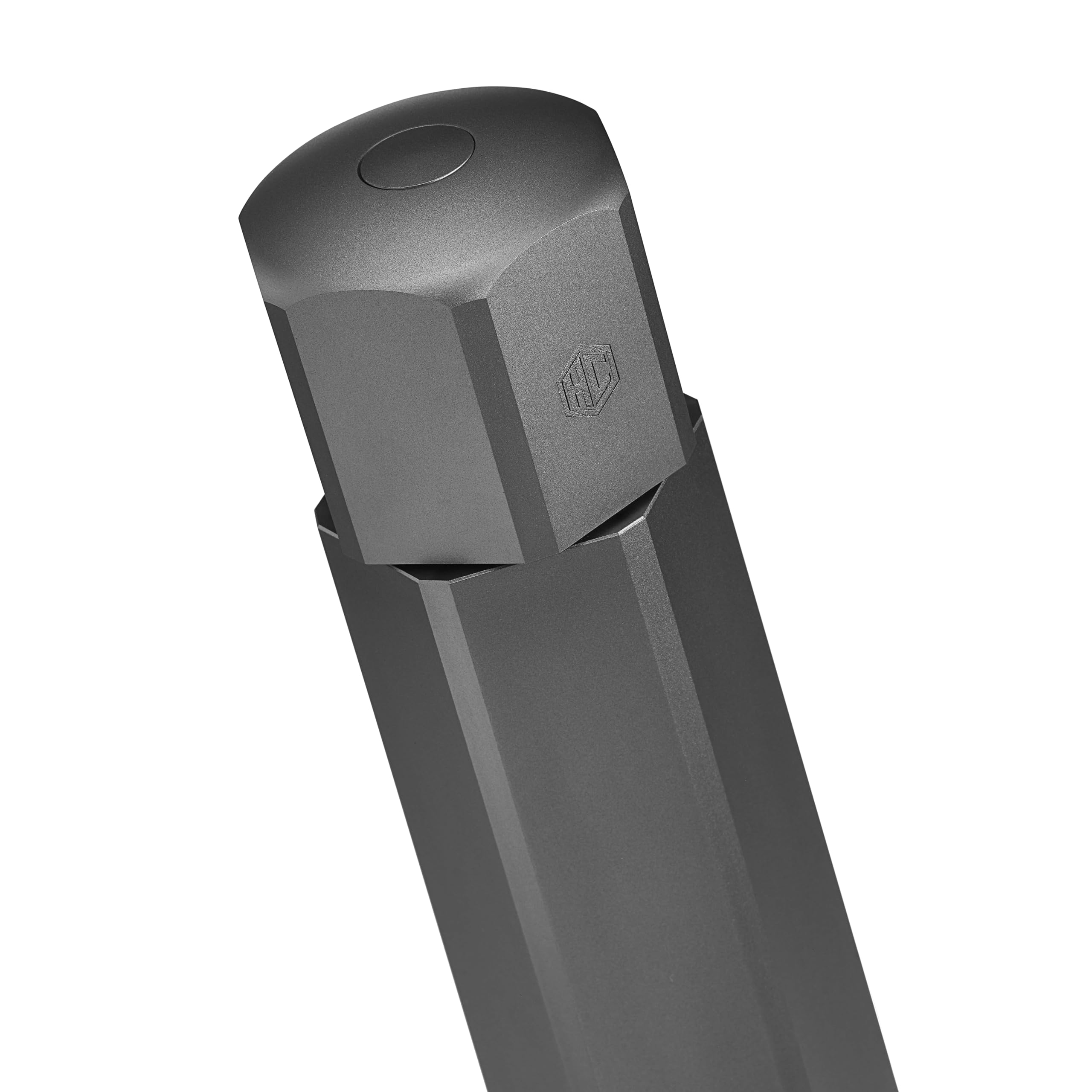 HexClad Salt and Pepper Mill Set with Adjustable Professional Grinders and No-Mess Caps