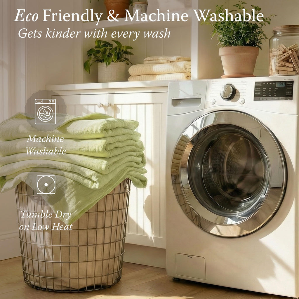 Threadmill Muslin Throw Blanket | 4 Layer 100% Cotton Gauze | Lightweight, Breathable, and Soft All Season Blanket | 50 x 65 Cozy Throw for Sofa, Couch & Bed | Beige