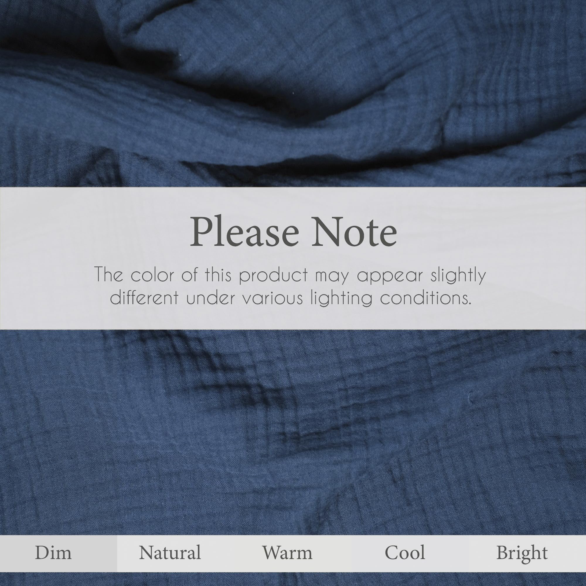 Salt Earth 100% Cotton Muslin Blanket, Gauze Blanket 55"X75" Twin, 6 Layered for Couch, Bed, Living Room, Home, Lightweight & All Season Blankets & Throws, Easy wash, Skin Friendly (Dress Blue/Print)