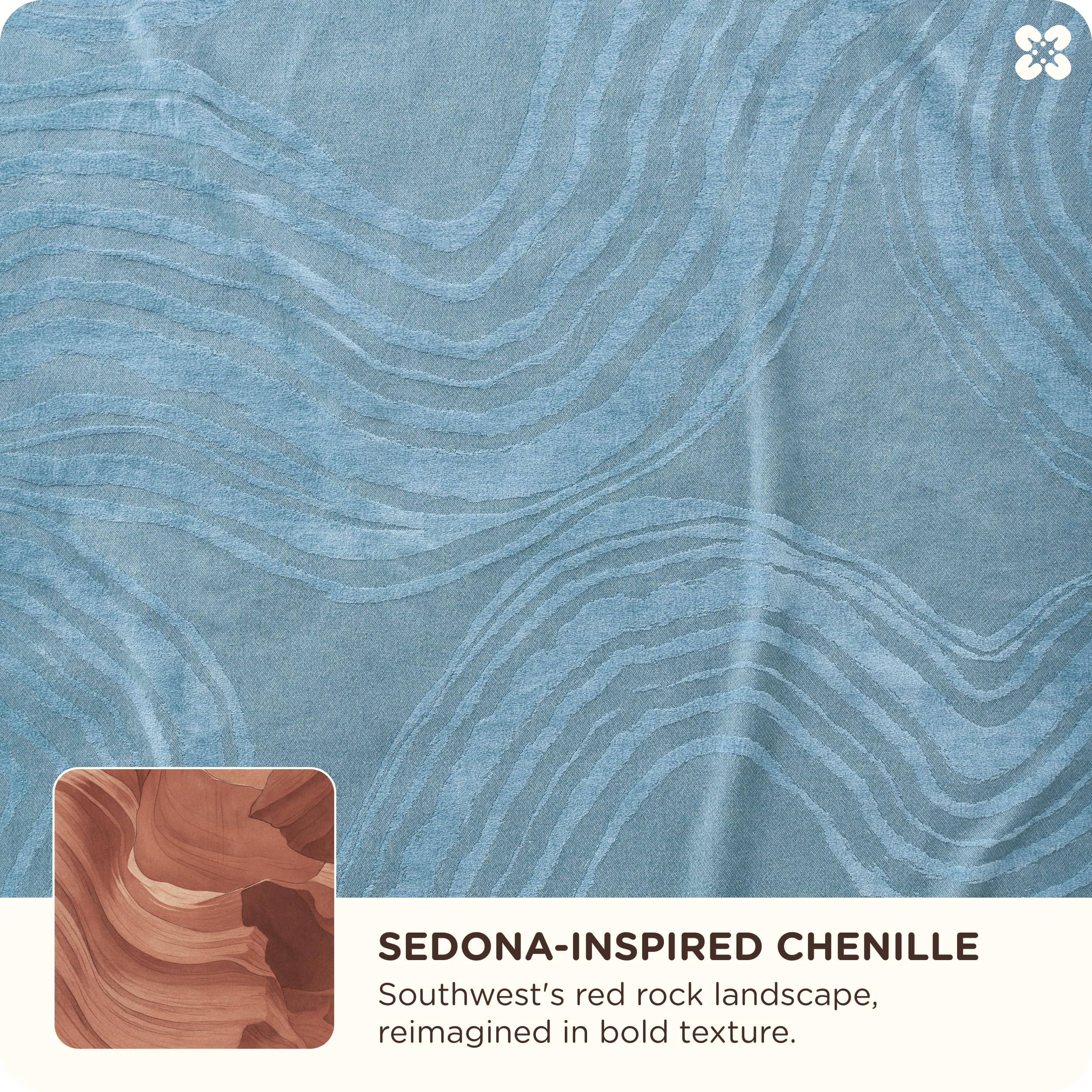 Bedsure 100% Cotton Throw Blanket for Couch - Luxury Aesthetic Woven Textured Blanket Gifts for Women, Cozy and Soft for All Seasons, Home Decor Boho Throw for Sofa, Chair, Blue, 50x60 Inches